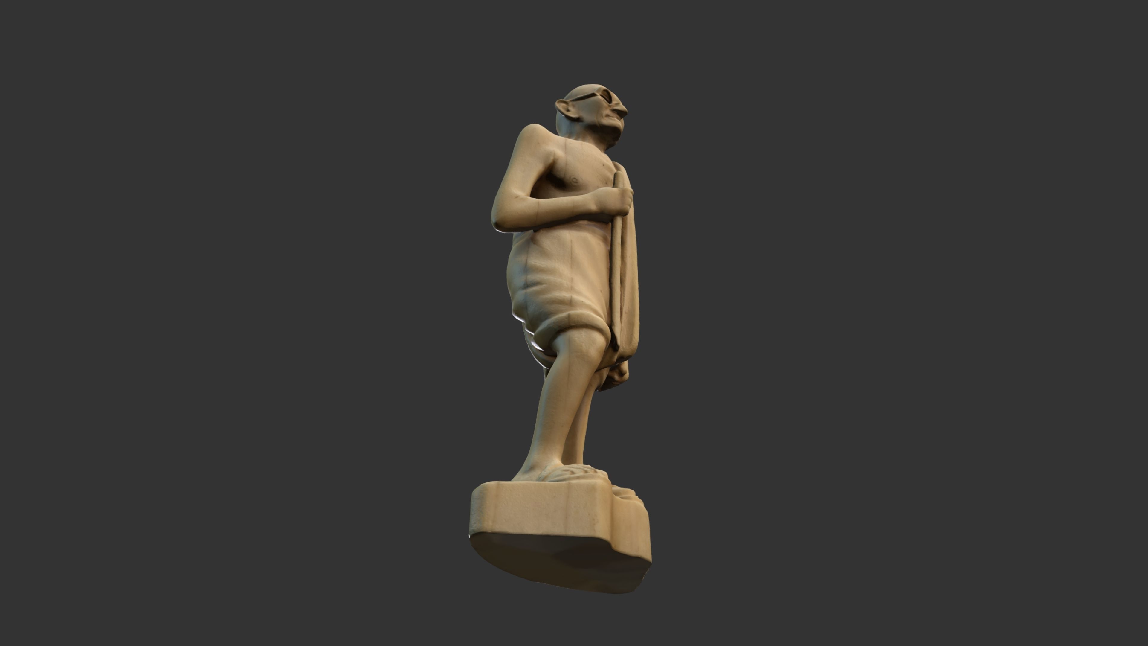 Ivory Gandhi v4 3DP 3D print model_28