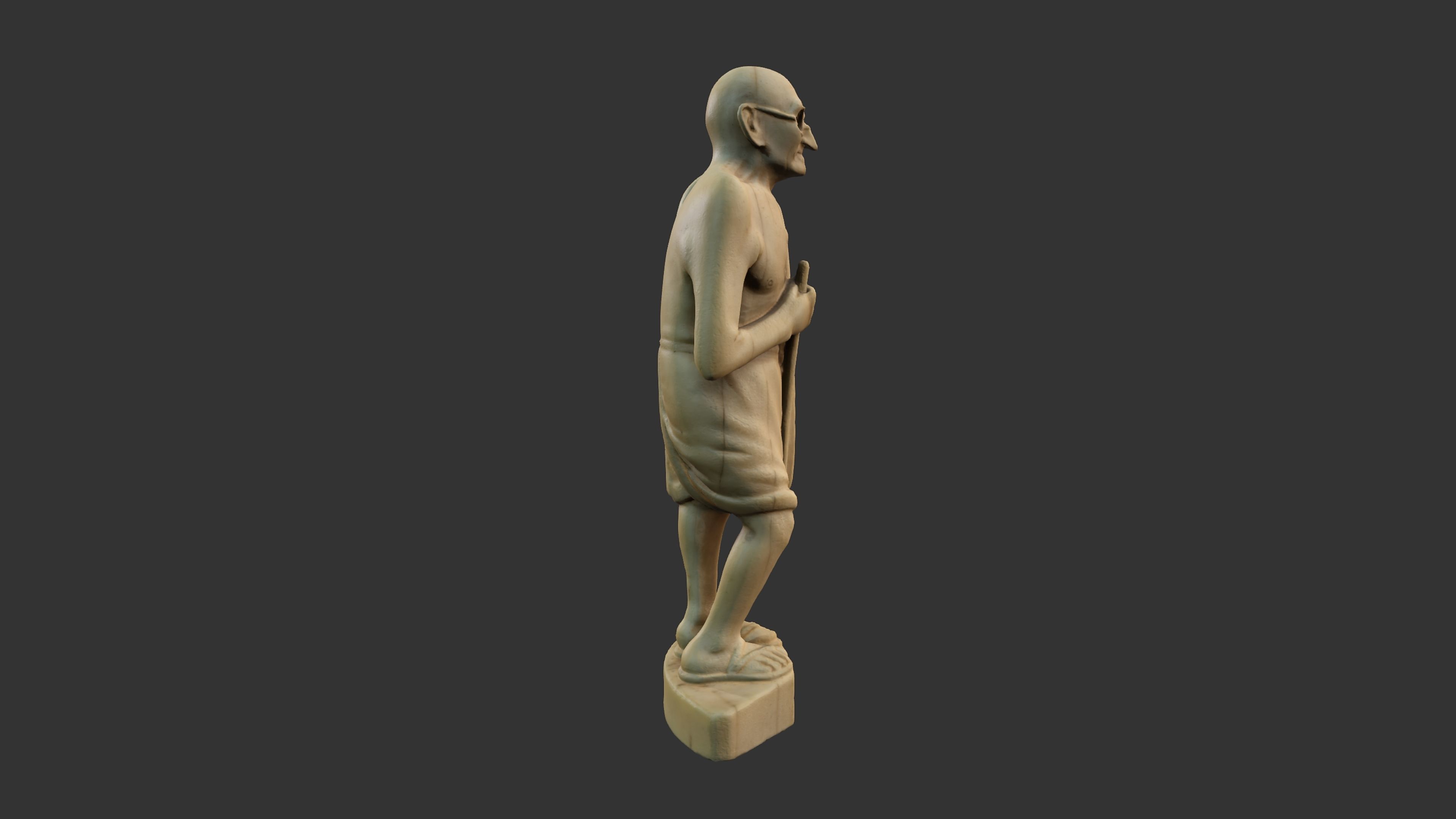 Ivory Gandhi v4 3DP 3D print model_22