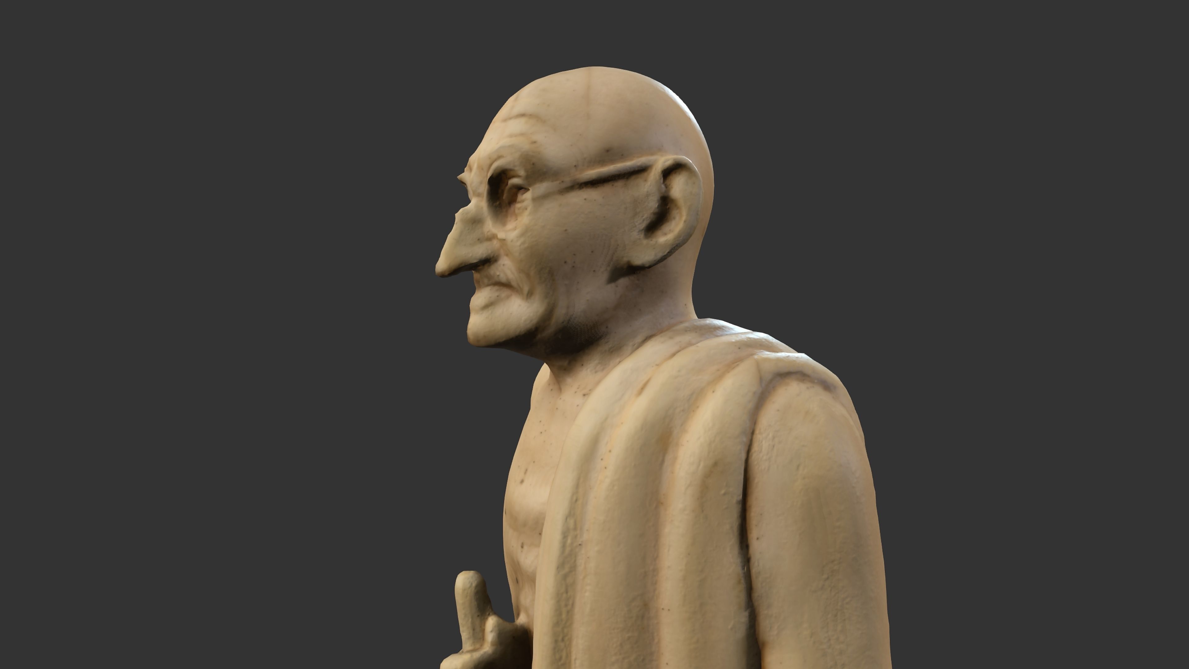 Ivory Gandhi v4 3DP 3D print model_33