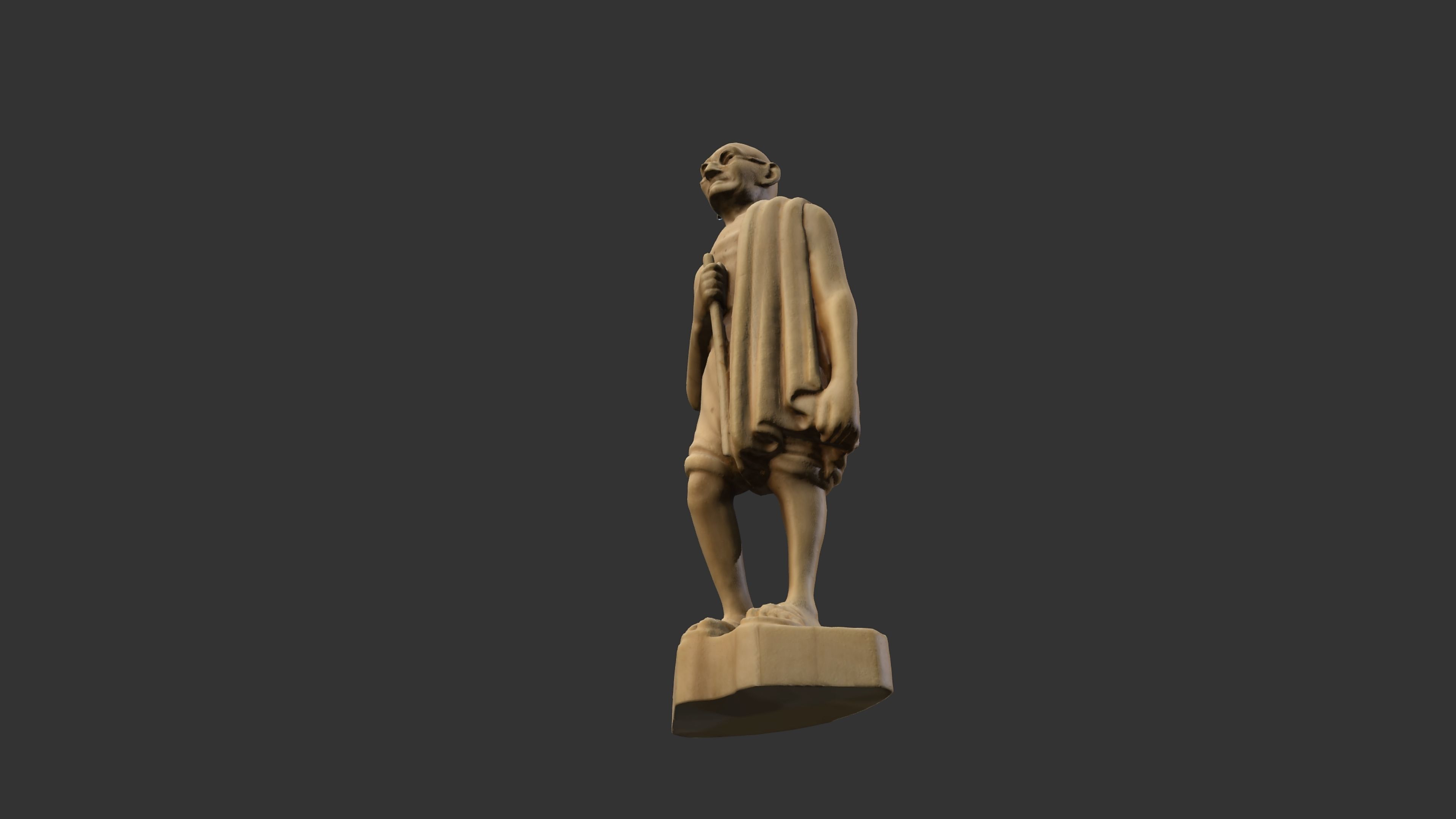 Ivory Gandhi v4 3DP 3D print model_30