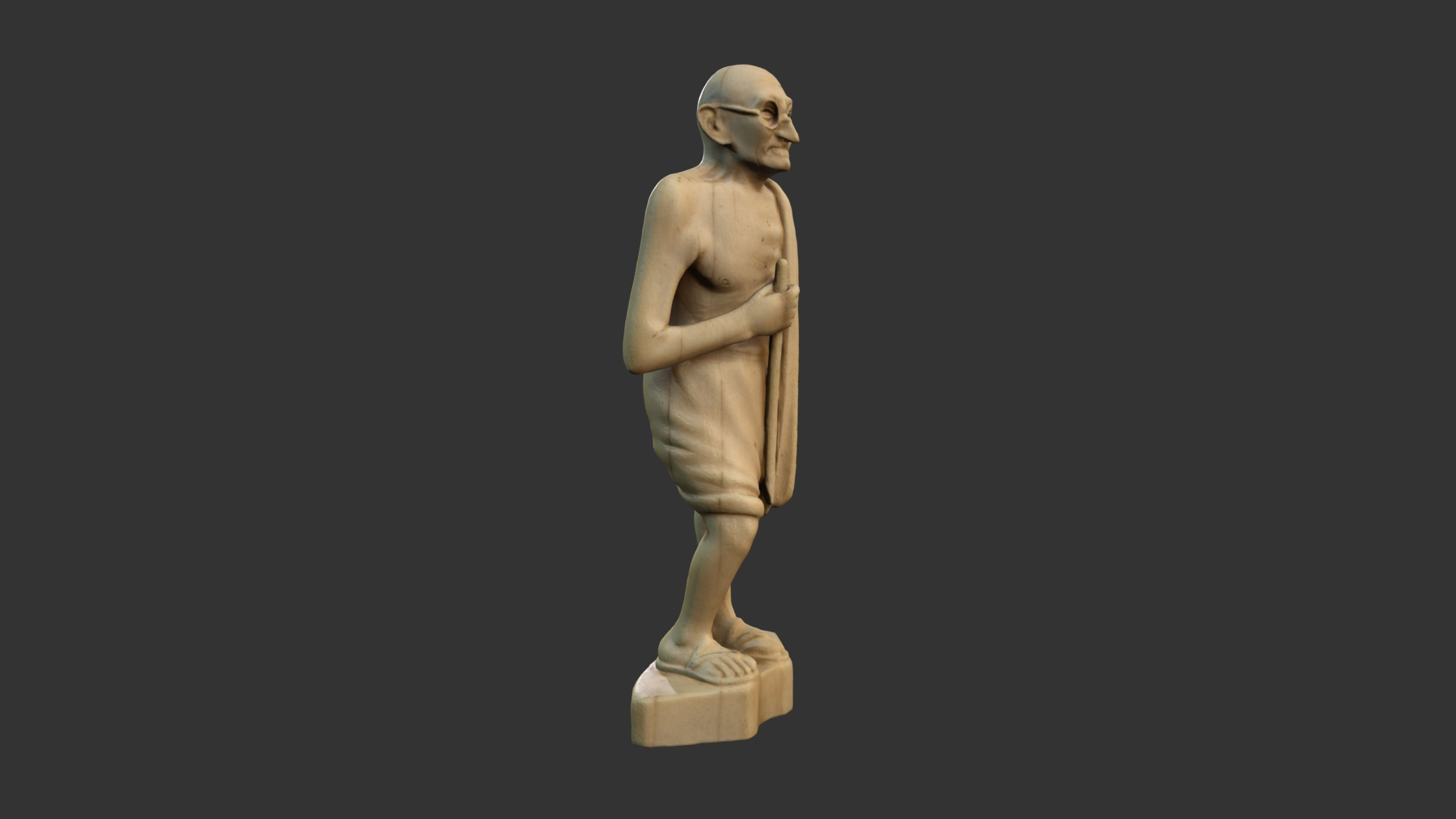 Ivory Gandhi v4 3DP 3D print model_23