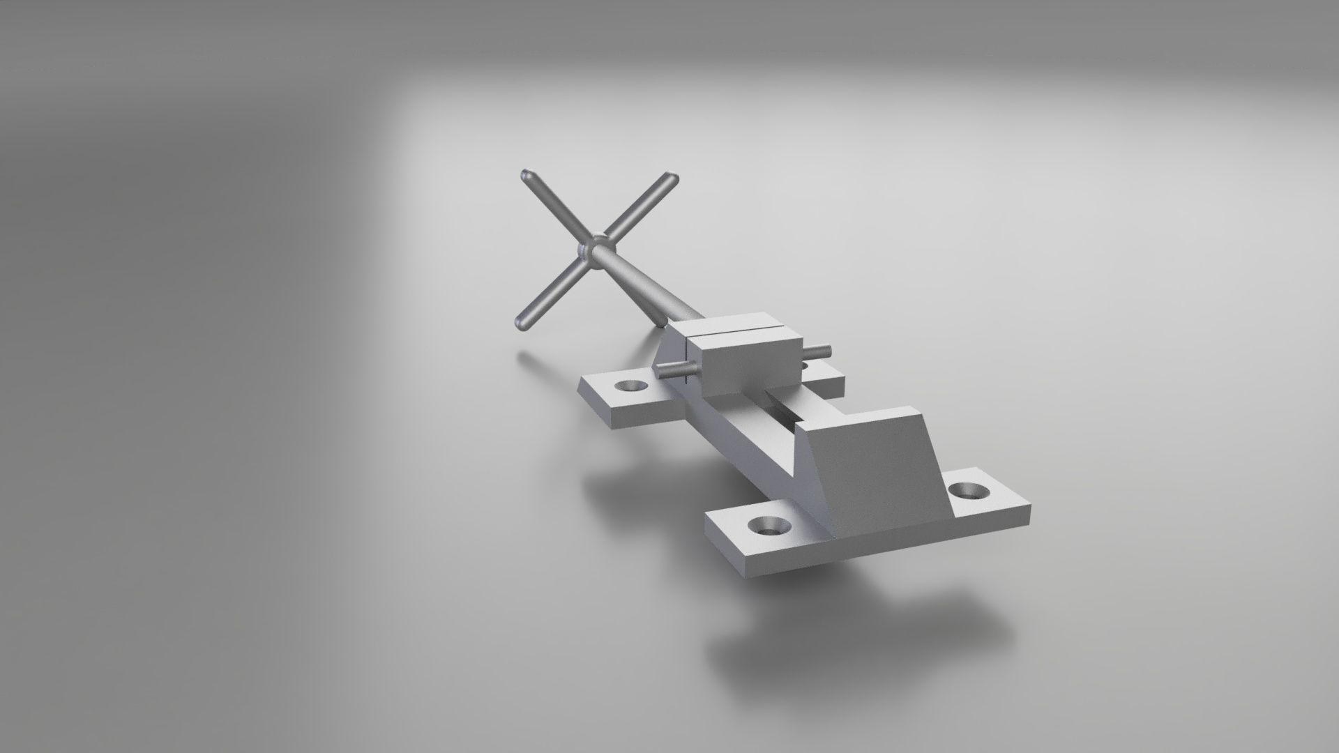 Bench wise Low-poly 3D model_1