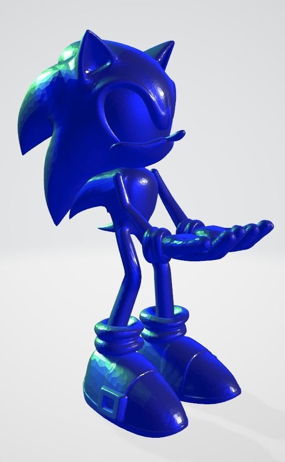 Sonic The Hedgehog  3D print model_2
