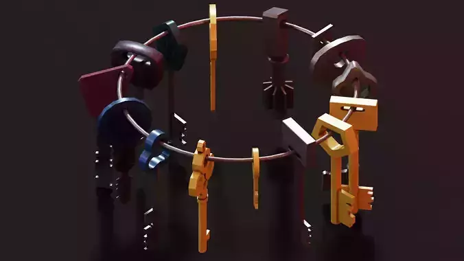 Keys - Low Poly Package