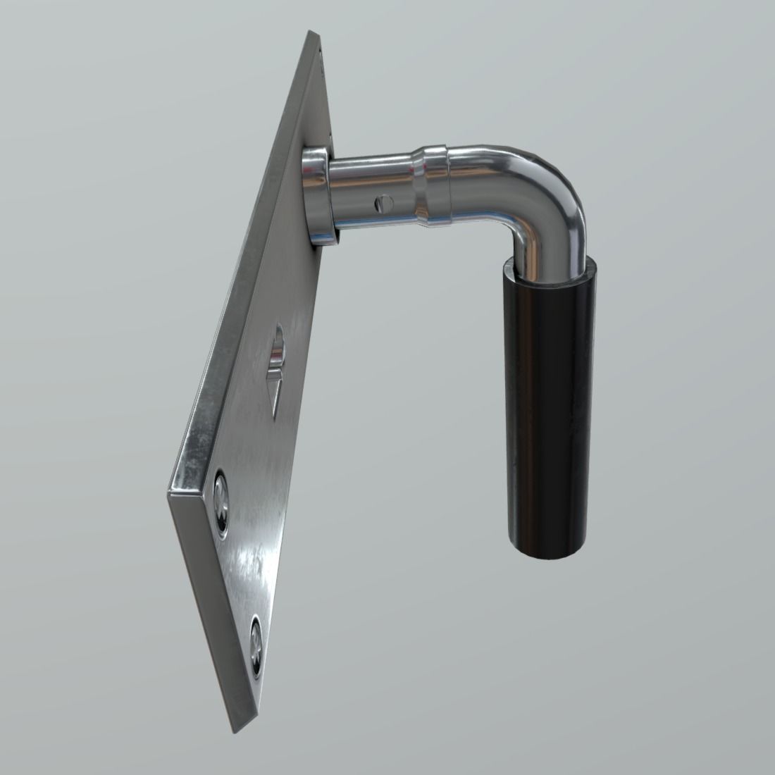 Door Handle Low-poly 3D model_11