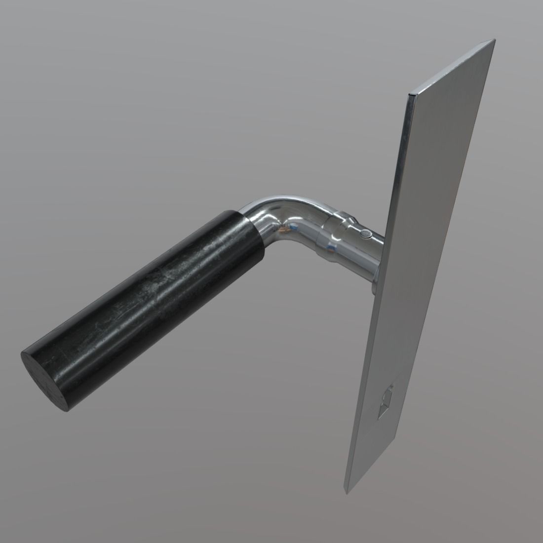 Door Handle Low-poly 3D model_6