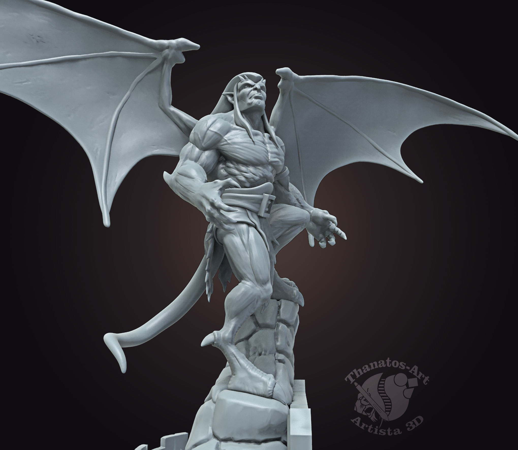 Goliath Gargoyles Fanart 3D print model_6