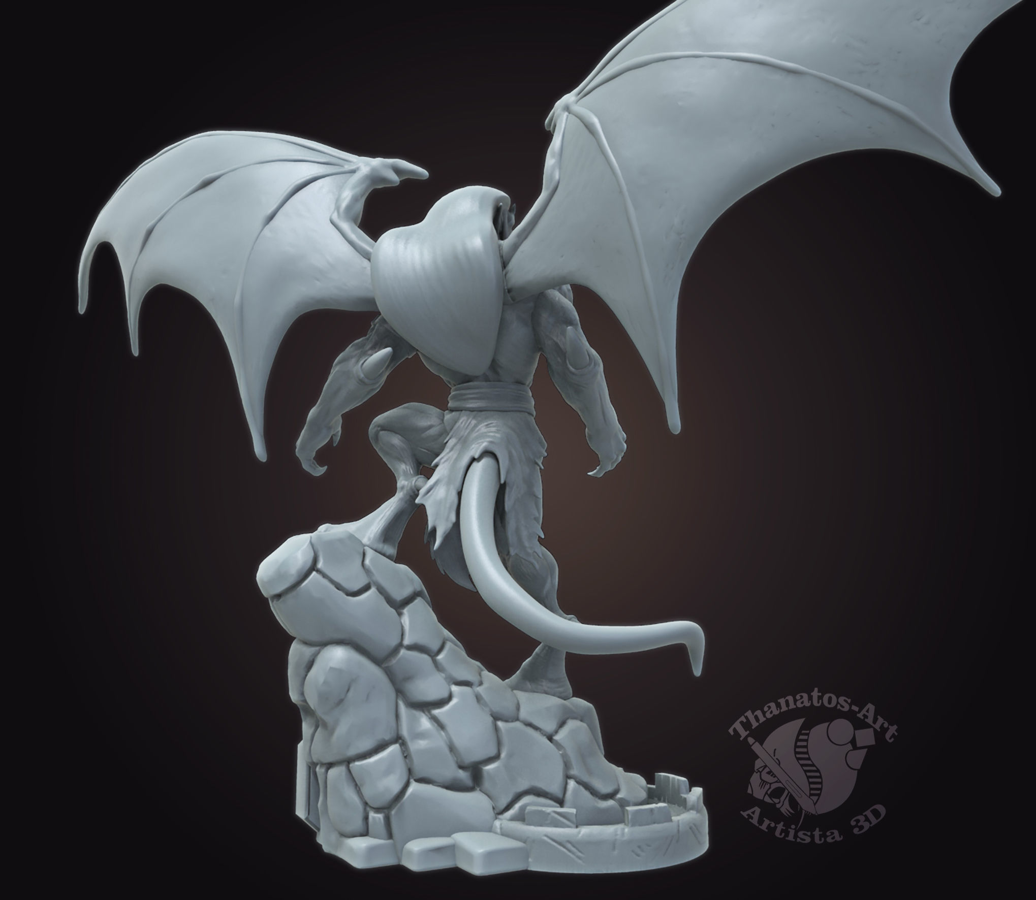 Goliath Gargoyles Fanart 3D print model_5