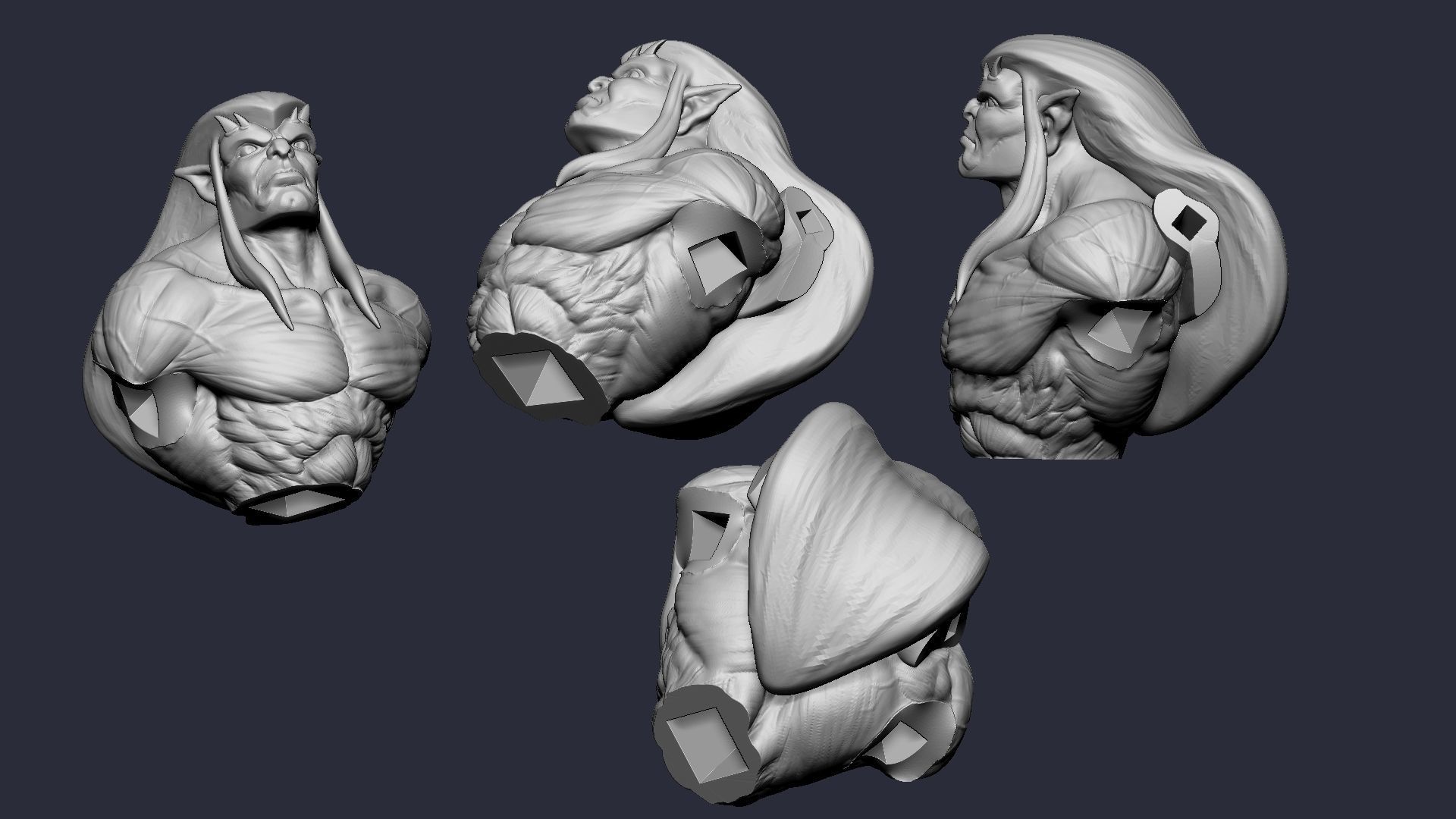 Goliath Gargoyles Fanart 3D print model_7