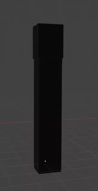 MP40 magazine Low-poly 3D model_0