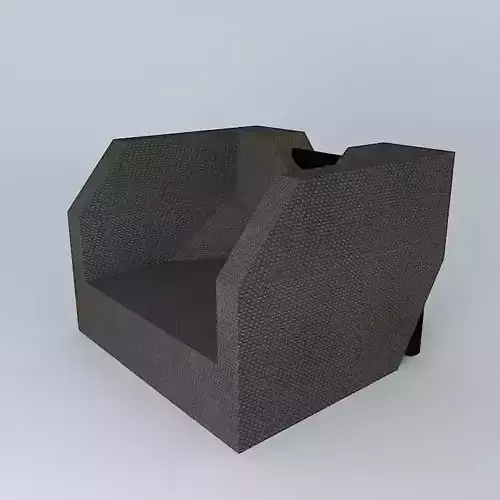 Armchair chair with frame