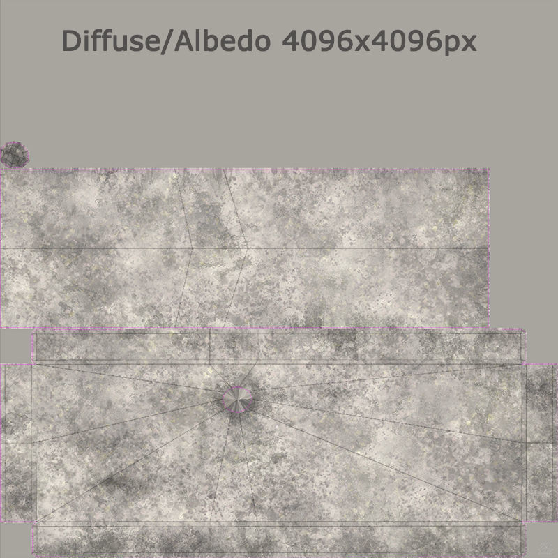 Running Cheetah Sculpture Low-poly 3D model_27