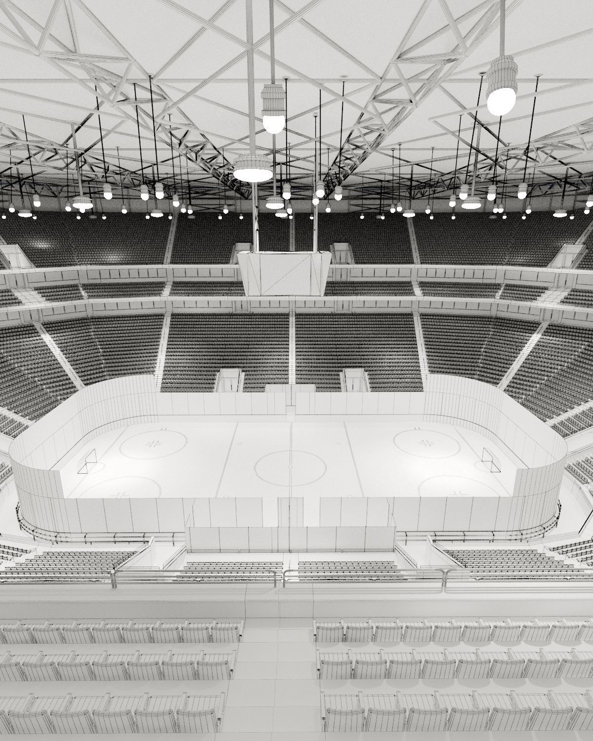 Hockey Arena 3D model_11