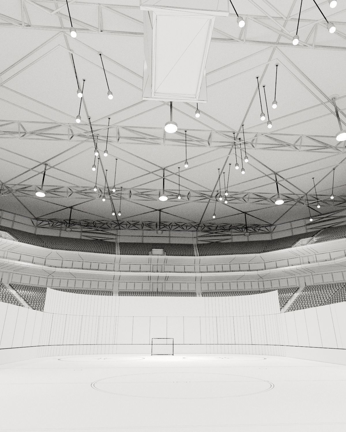 Hockey Arena 3D model_10