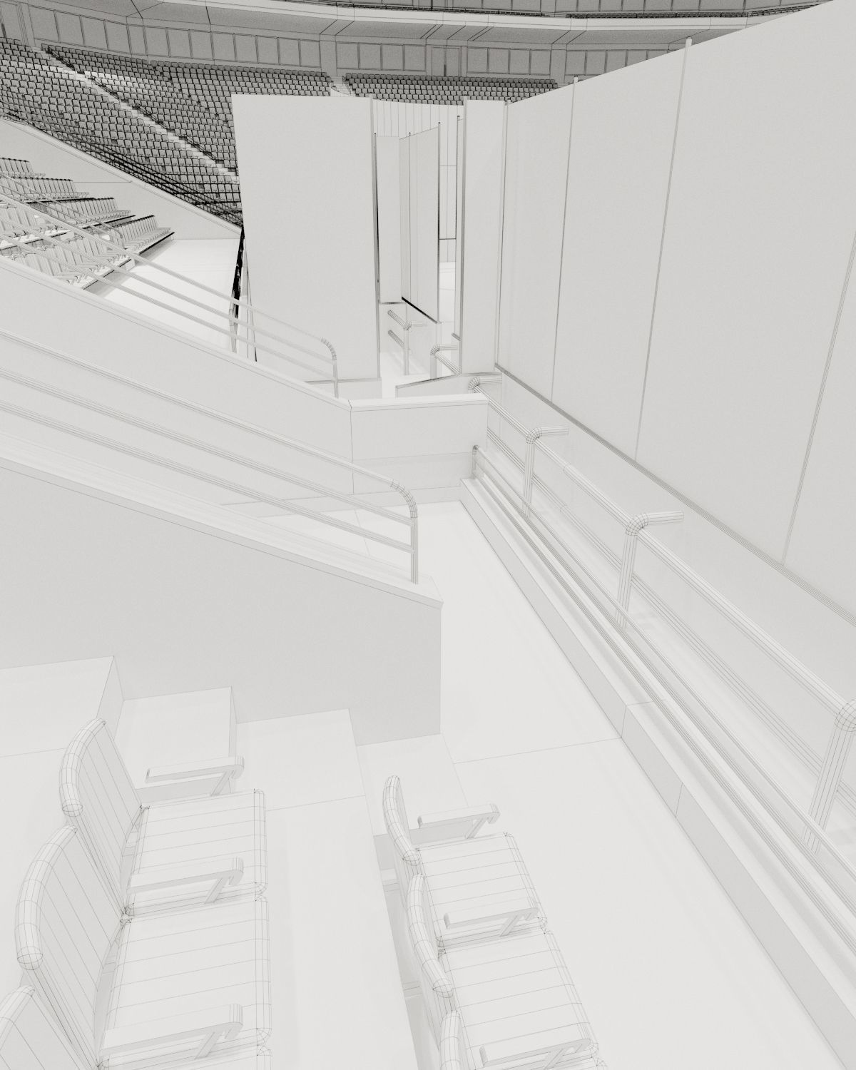 Hockey Arena 3D model_9