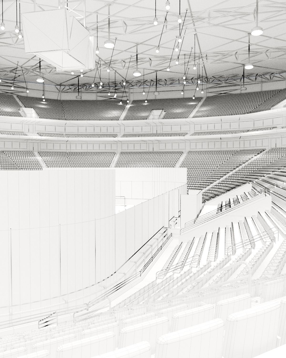 Hockey Arena 3D model_7