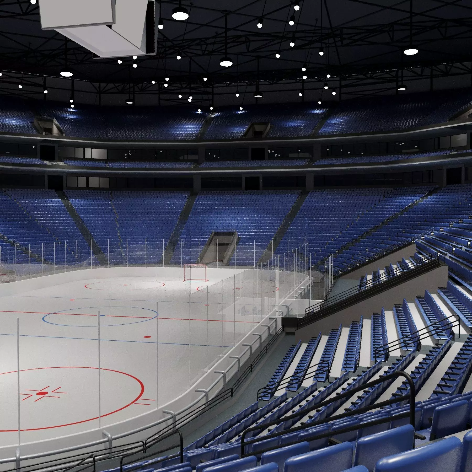 Hockey Arena 3D model_0