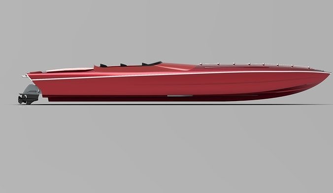 SPEED BOAT  DESIGN  3D model
