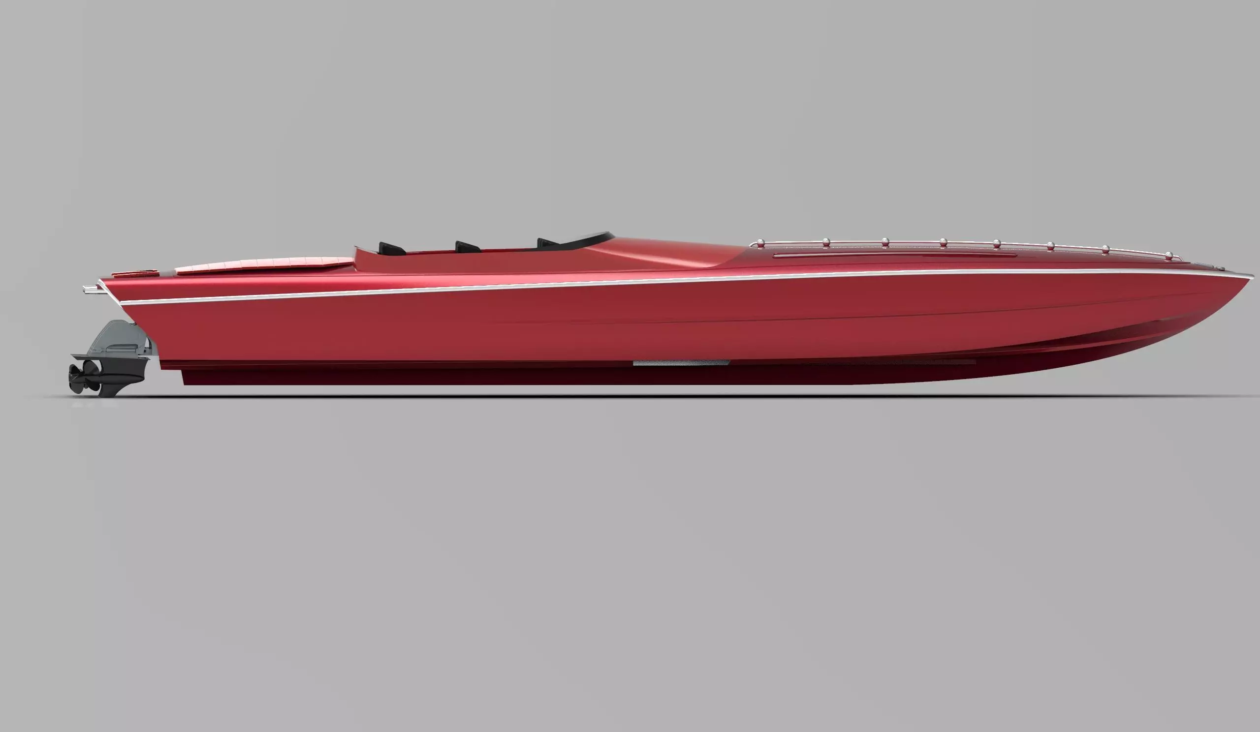 SPEED BOAT DESIGN 3D model