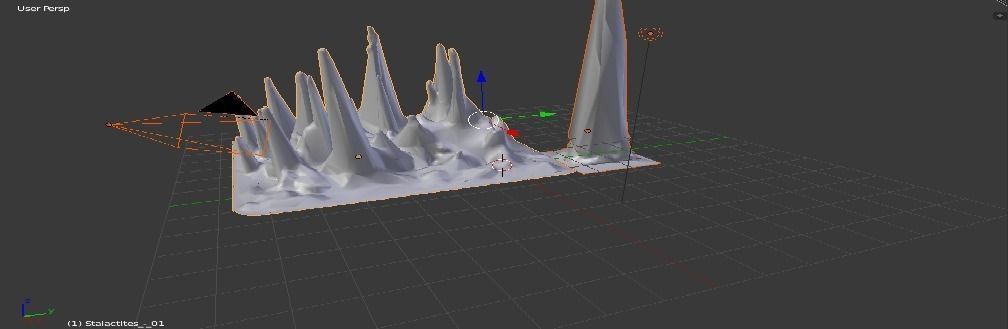 cave inside Free low-poly 3D model