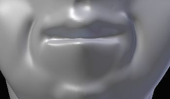 HumanFace-Detailed Jaw and Cheekbones 3D model_2