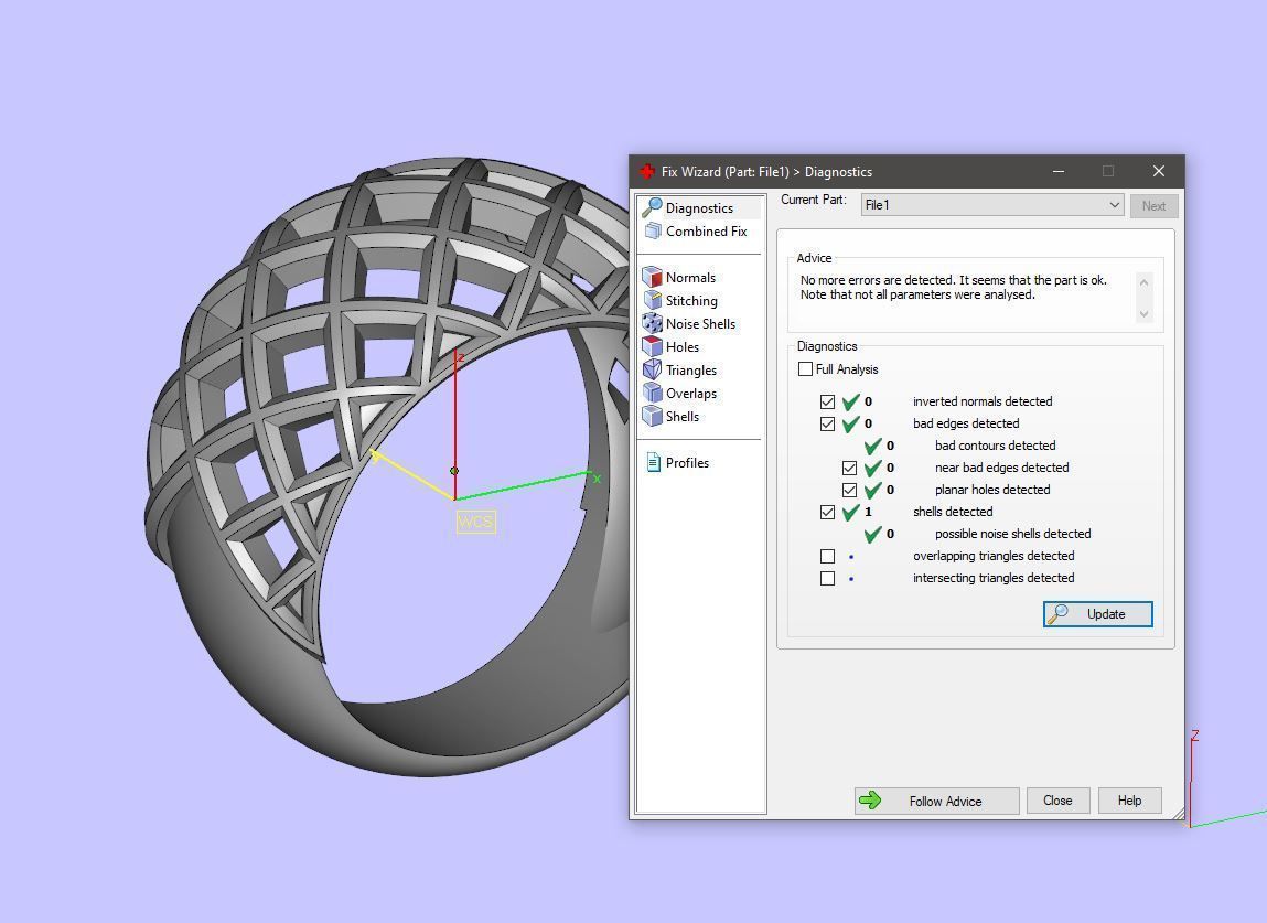 Half Sphere Ring 3D print model_7