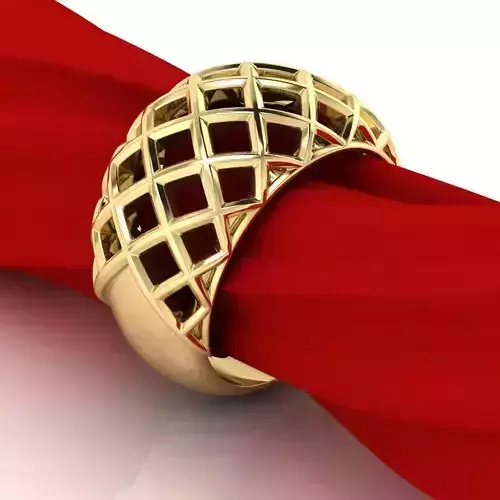 Half Sphere Ring 3D print model