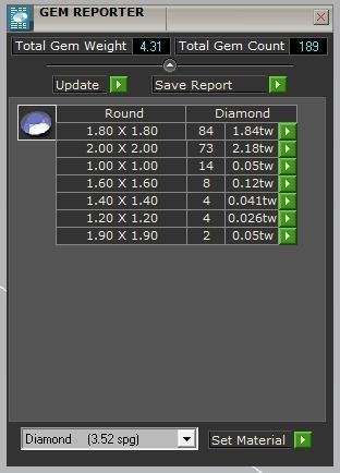 Pave Ring with various stone sizes 3D print model_5