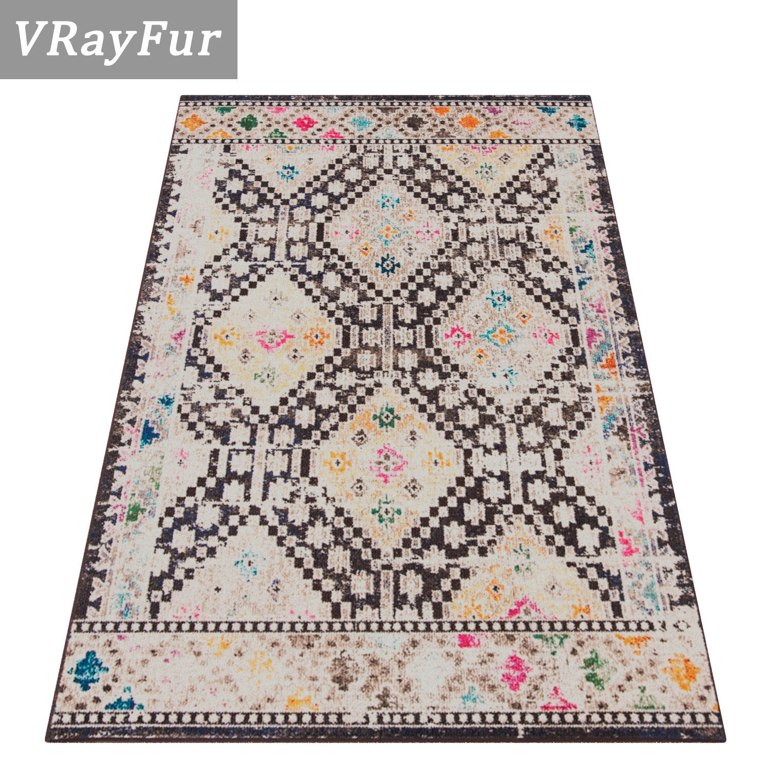 Rug Set 188 3D model_2