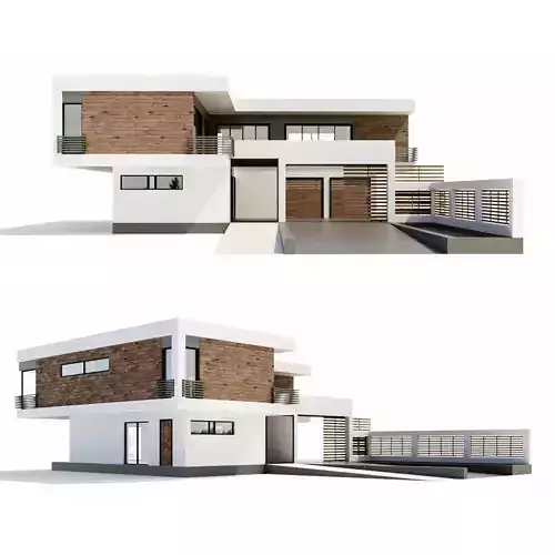 Villa Minimalism 3D model