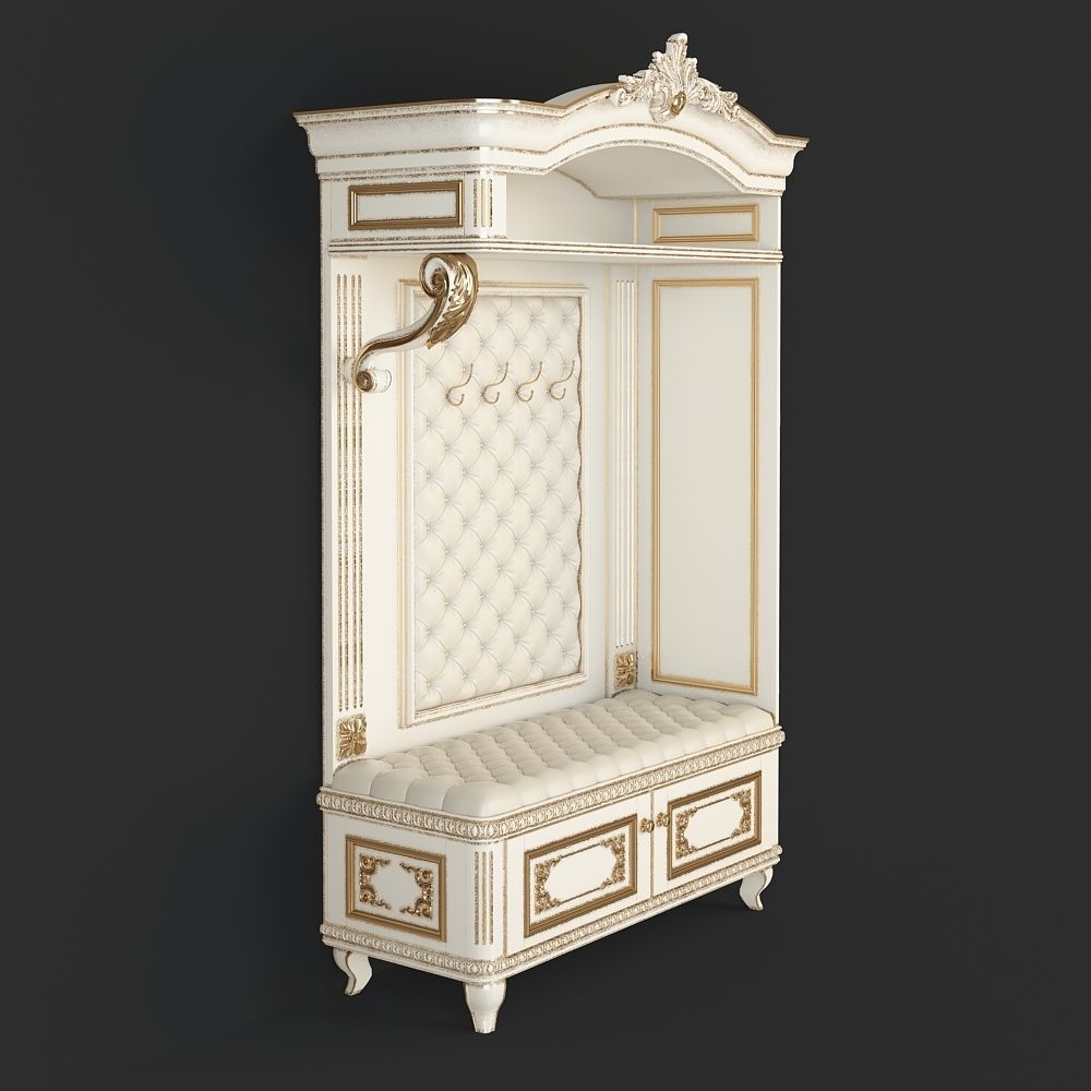 hallway furniture CNC 3D model_4