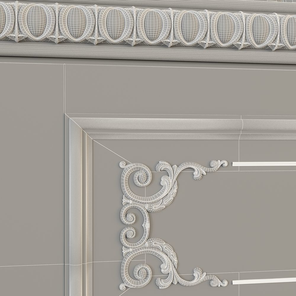 hallway furniture CNC 3D model_17