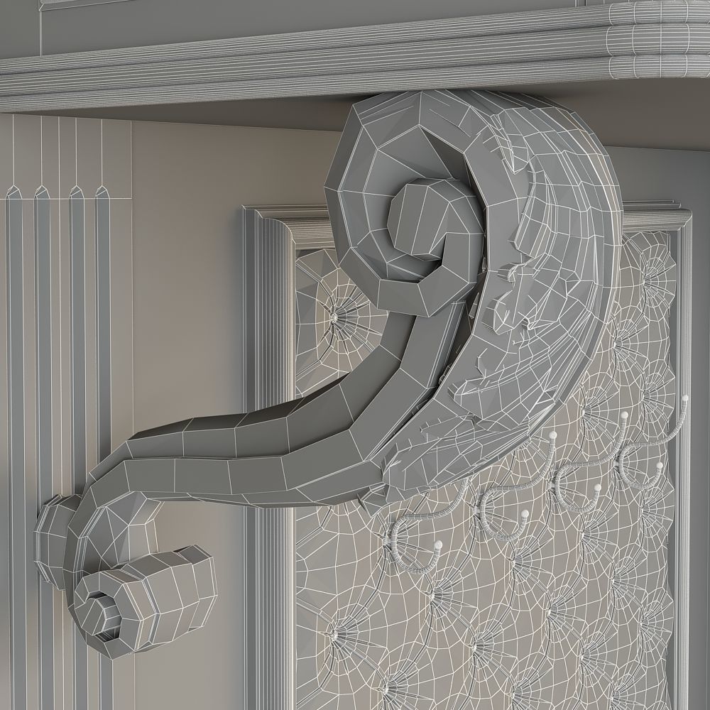 hallway furniture CNC 3D model_13