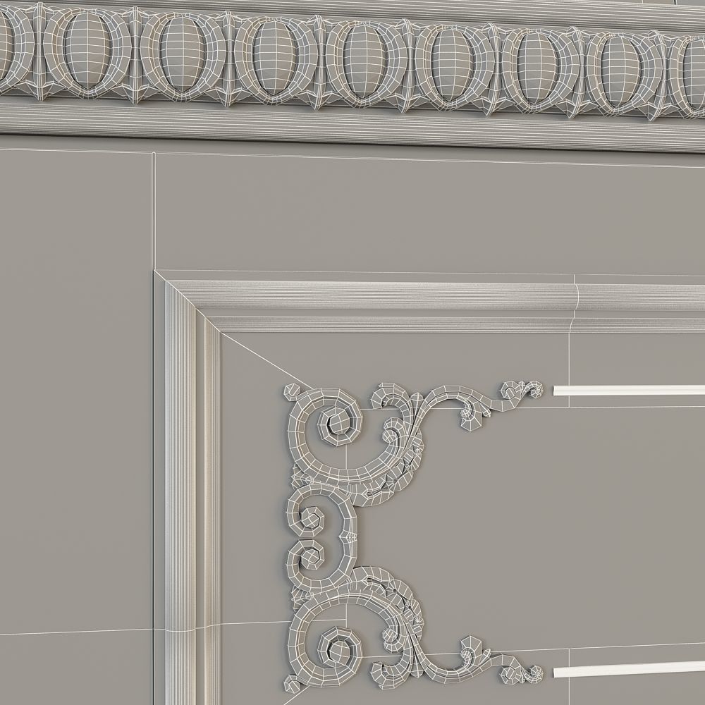 hallway furniture CNC 3D model_16
