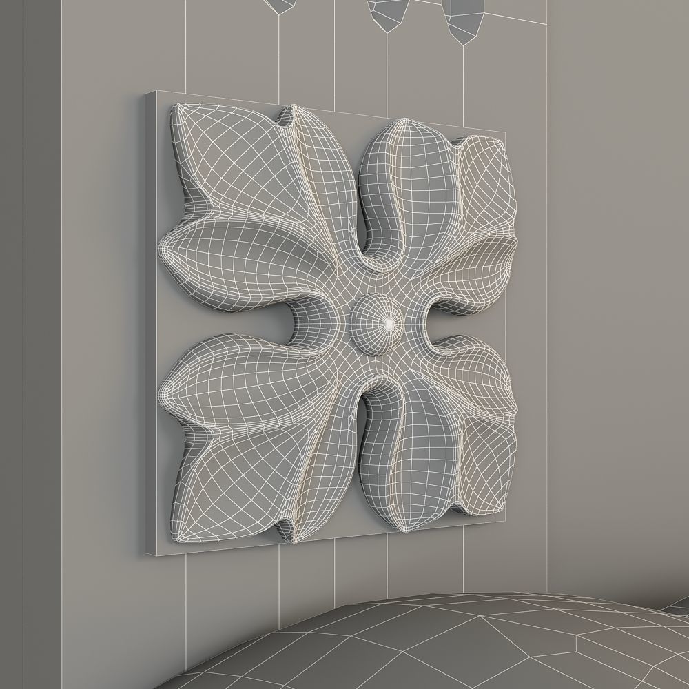 hallway furniture CNC 3D model_10