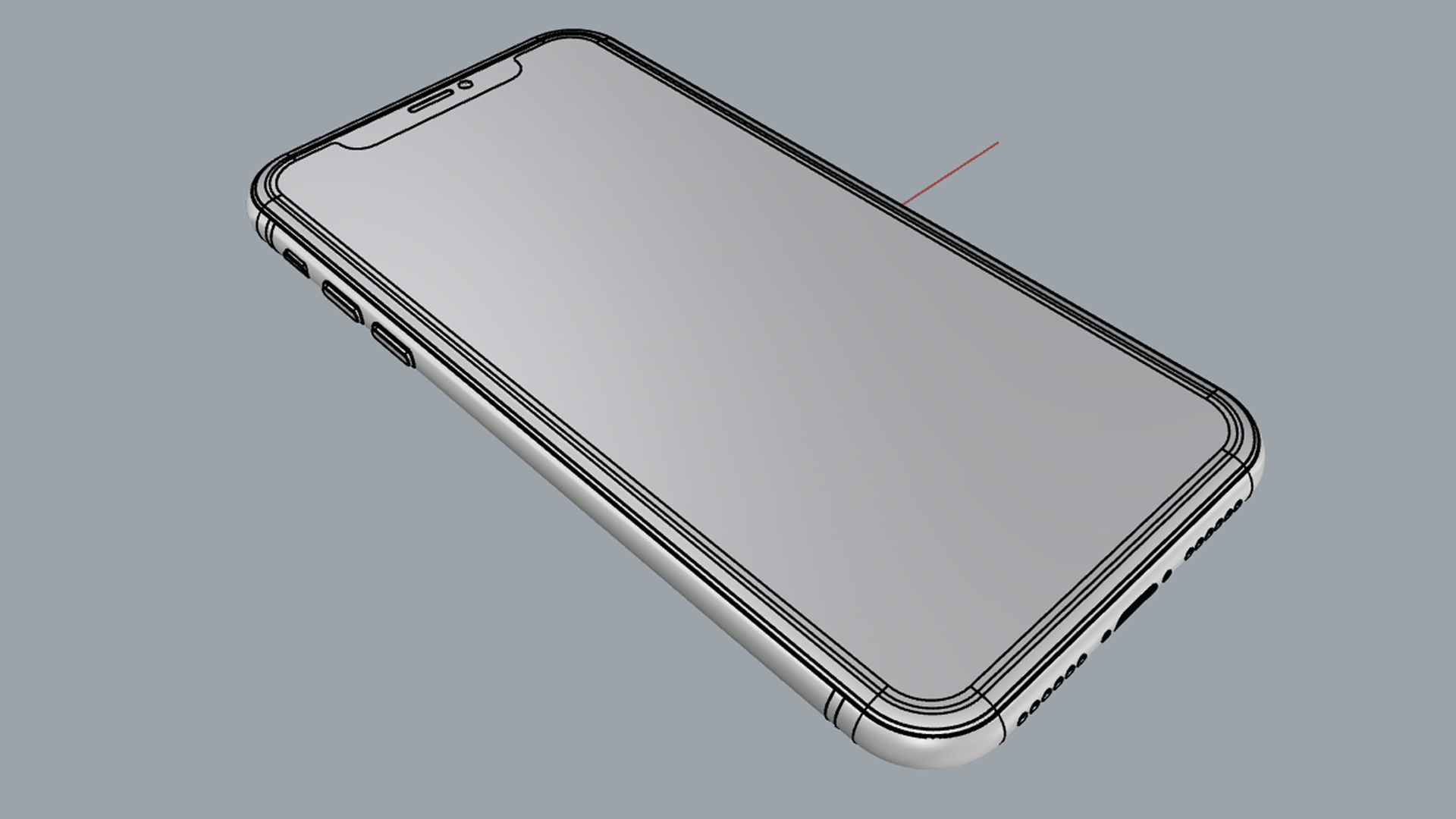 Apple iPhone 11 Black 3D model_20