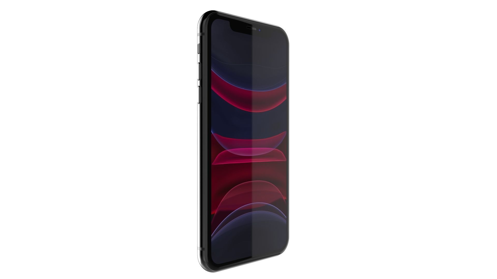 Apple iPhone 11 Black 3D model_2