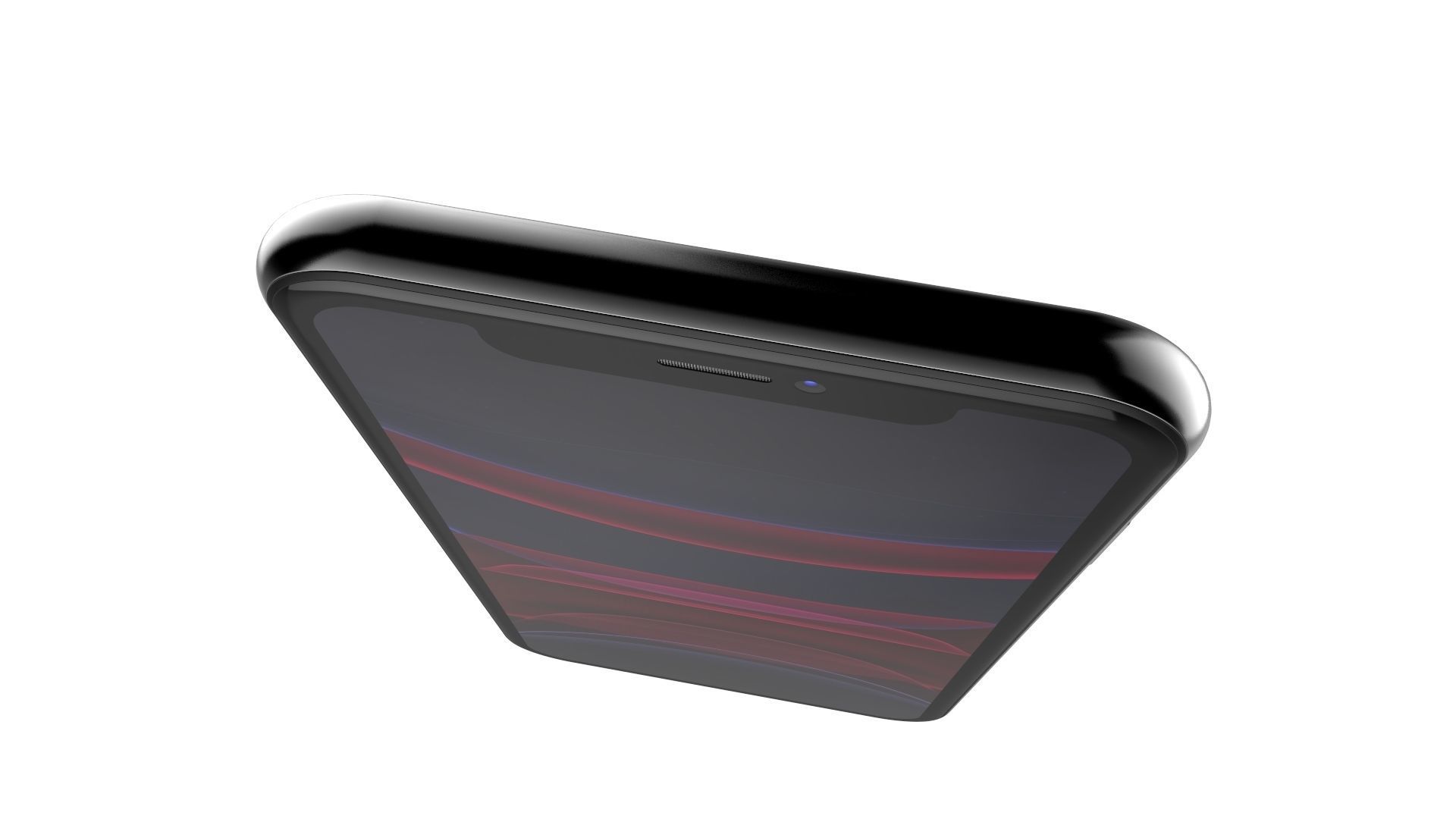 Apple iPhone 11 Black 3D model_14