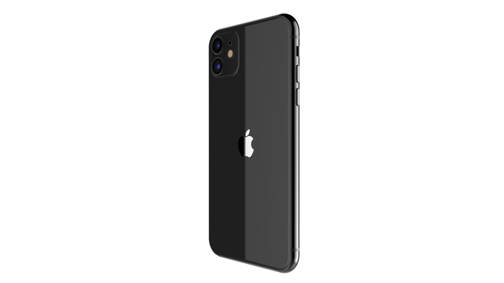 Apple iPhone 11 Black 3D model_4