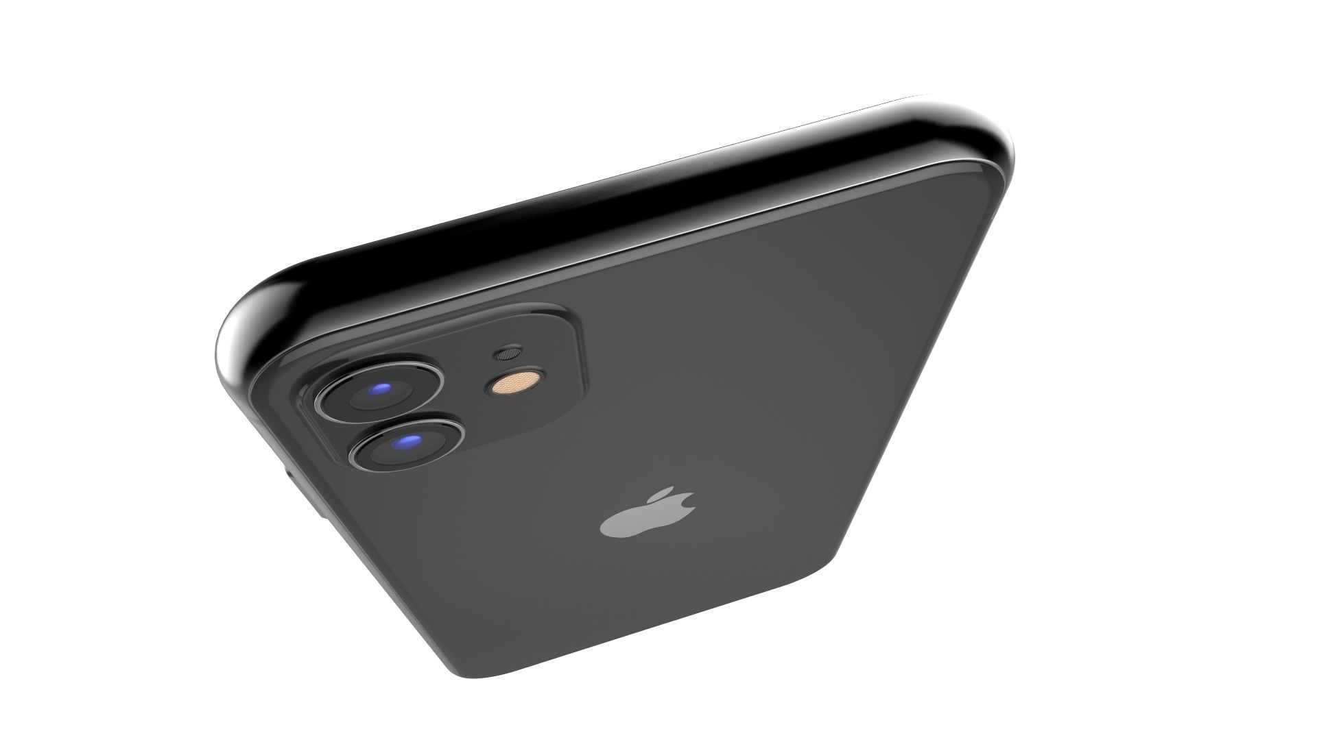 Apple iPhone 11 Black 3D model_13