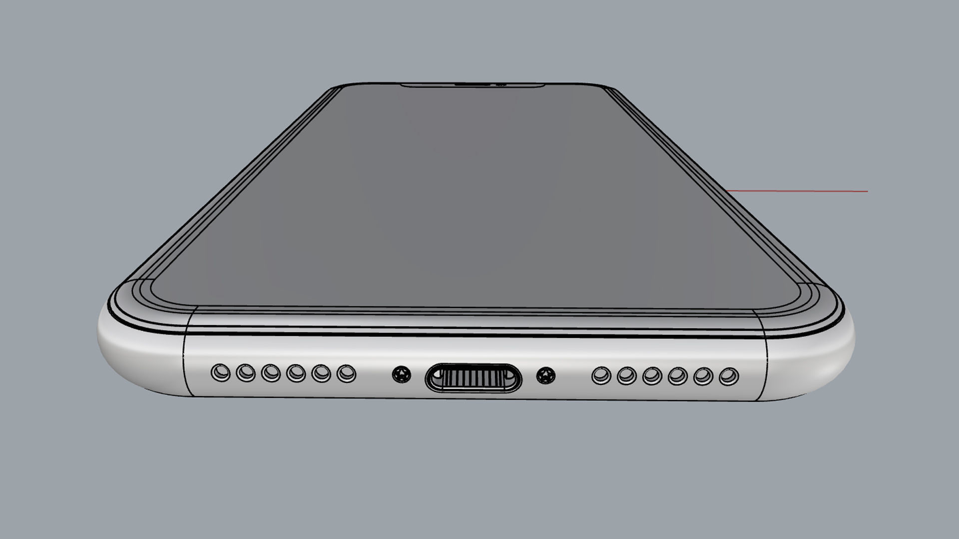 Apple iPhone 11 Black 3D model_16