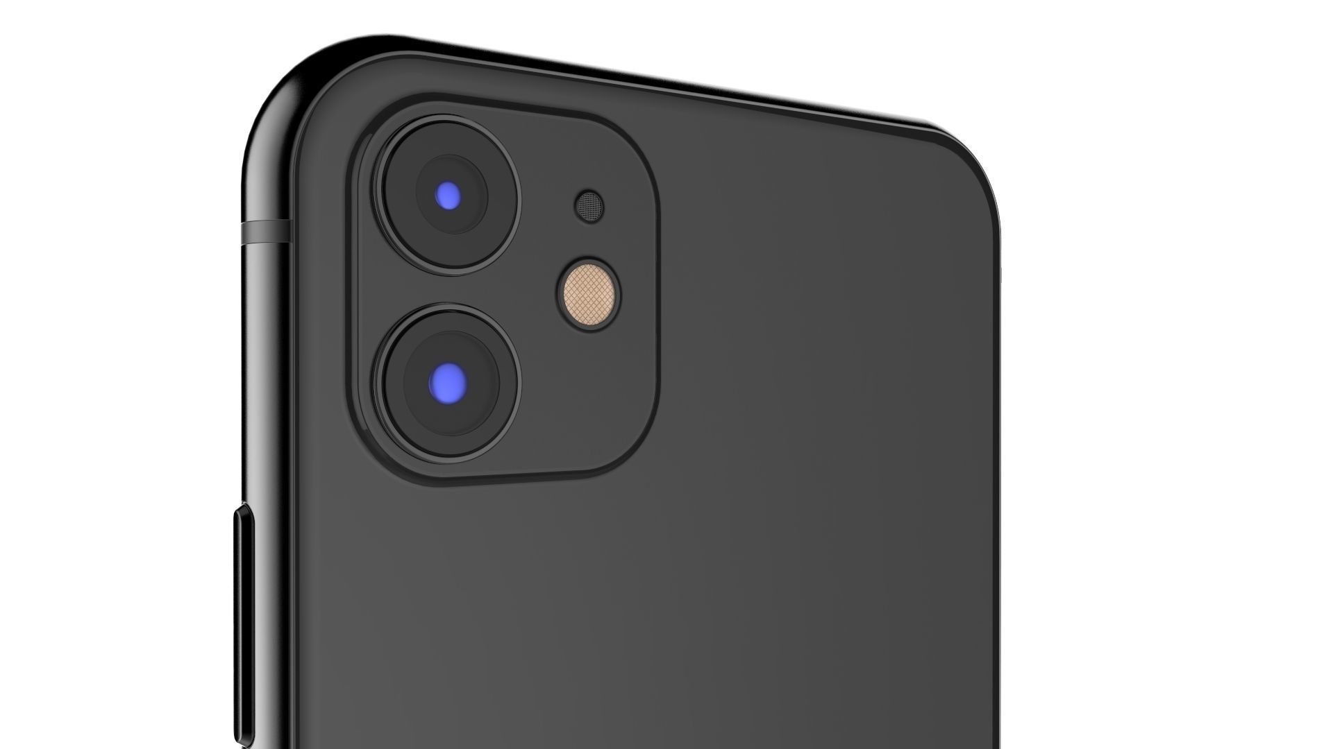 Apple iPhone 11 Black 3D model_12