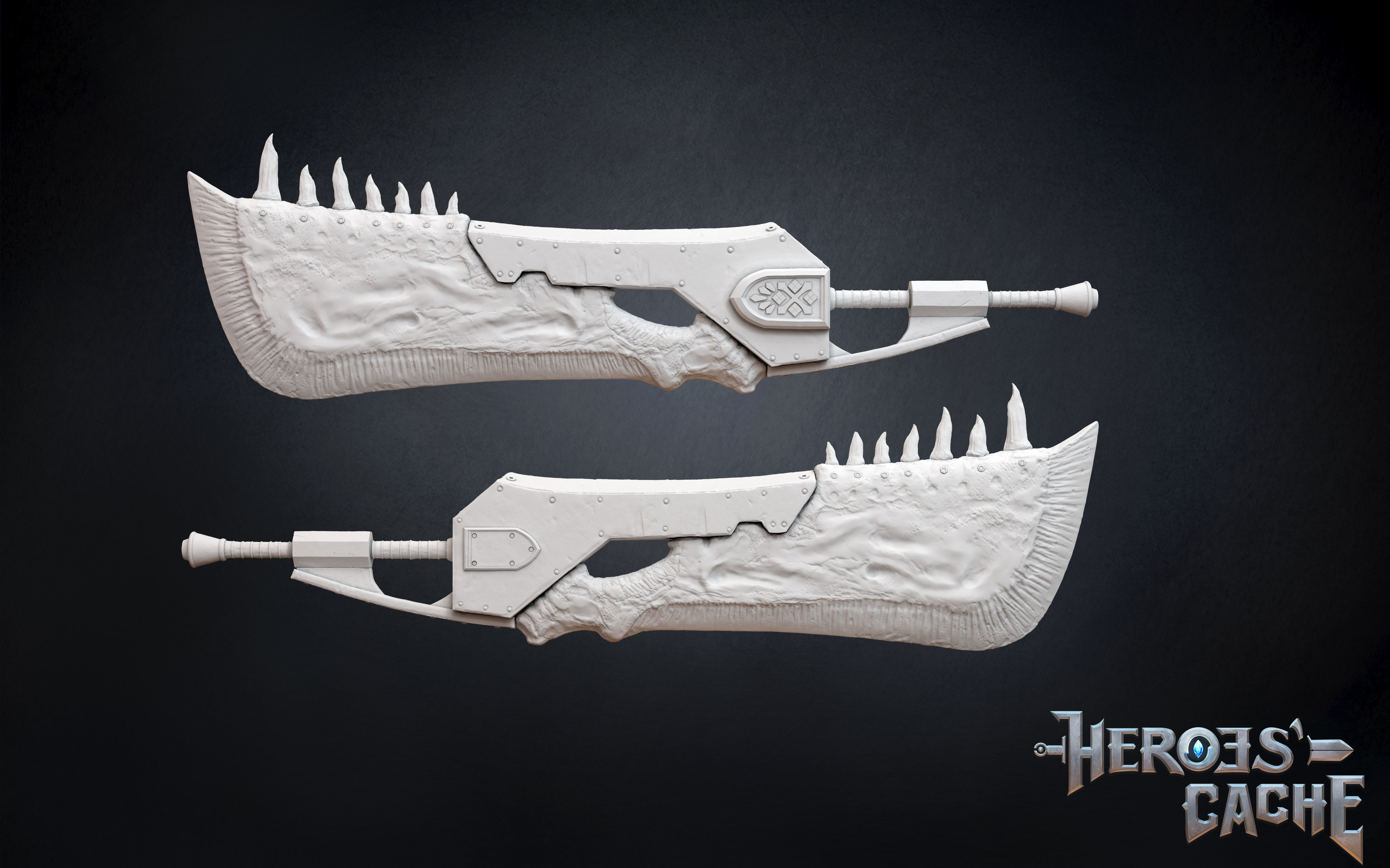 Monster Hunter World - Giant JawBlade 1 Great Sword 3D print model_1