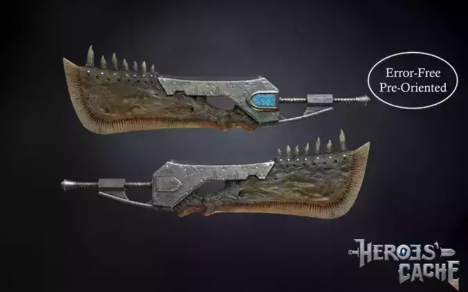Monster Hunter World - Giant JawBlade 1 Great Sword 3D print model