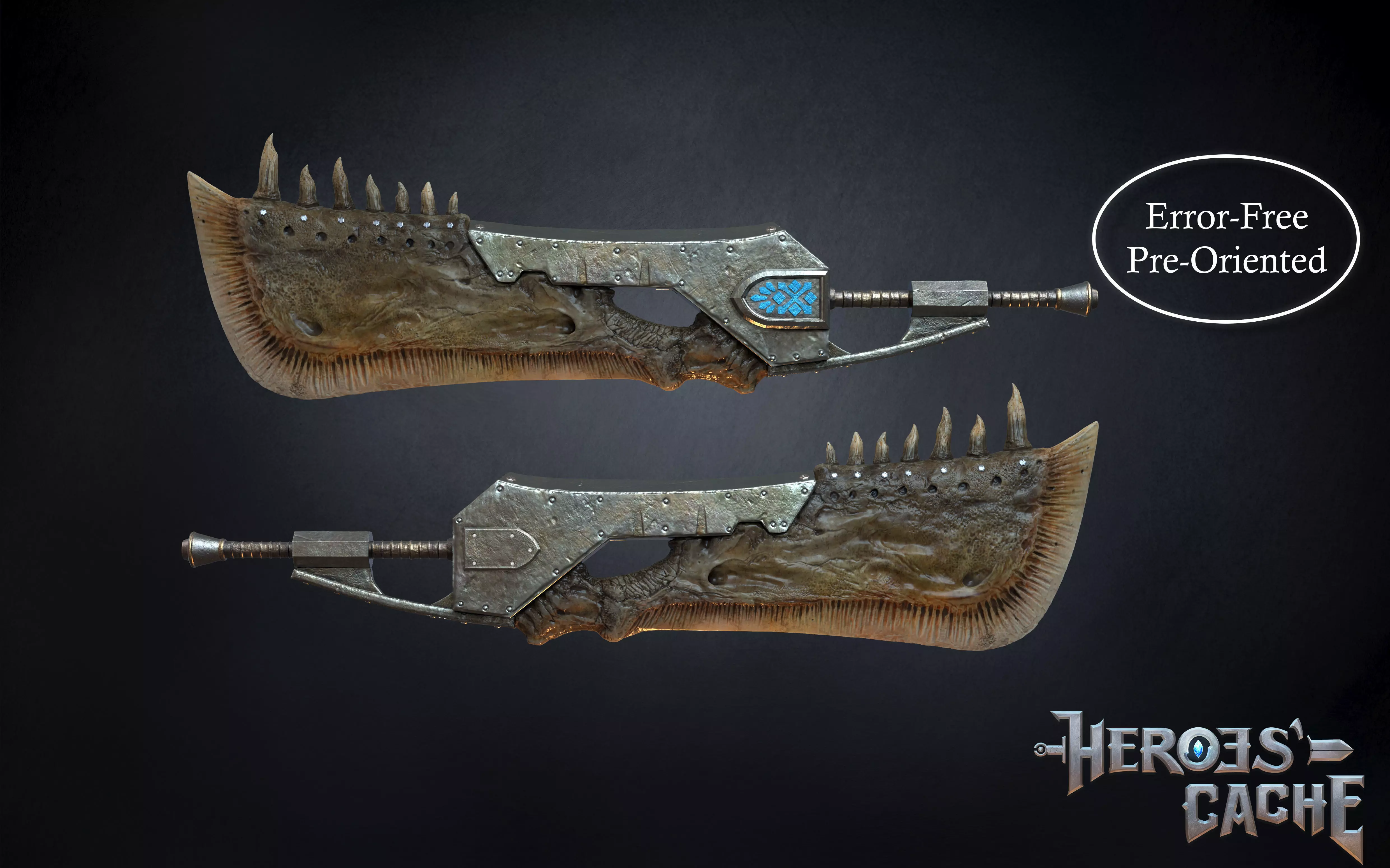 Monster Hunter World - Giant JawBlade 1 Great Sword 3D print model_0