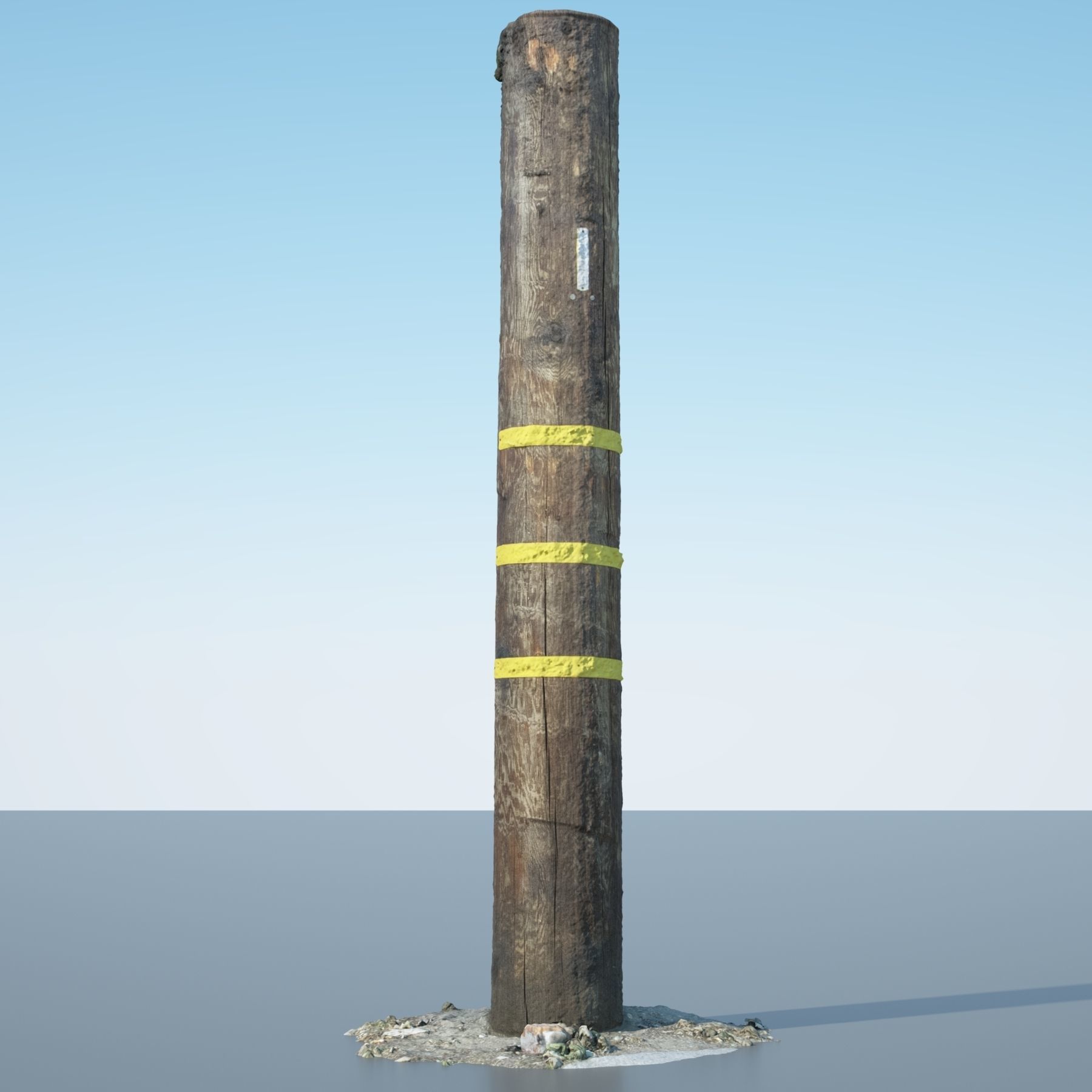 Utility Pole 3D model_7
