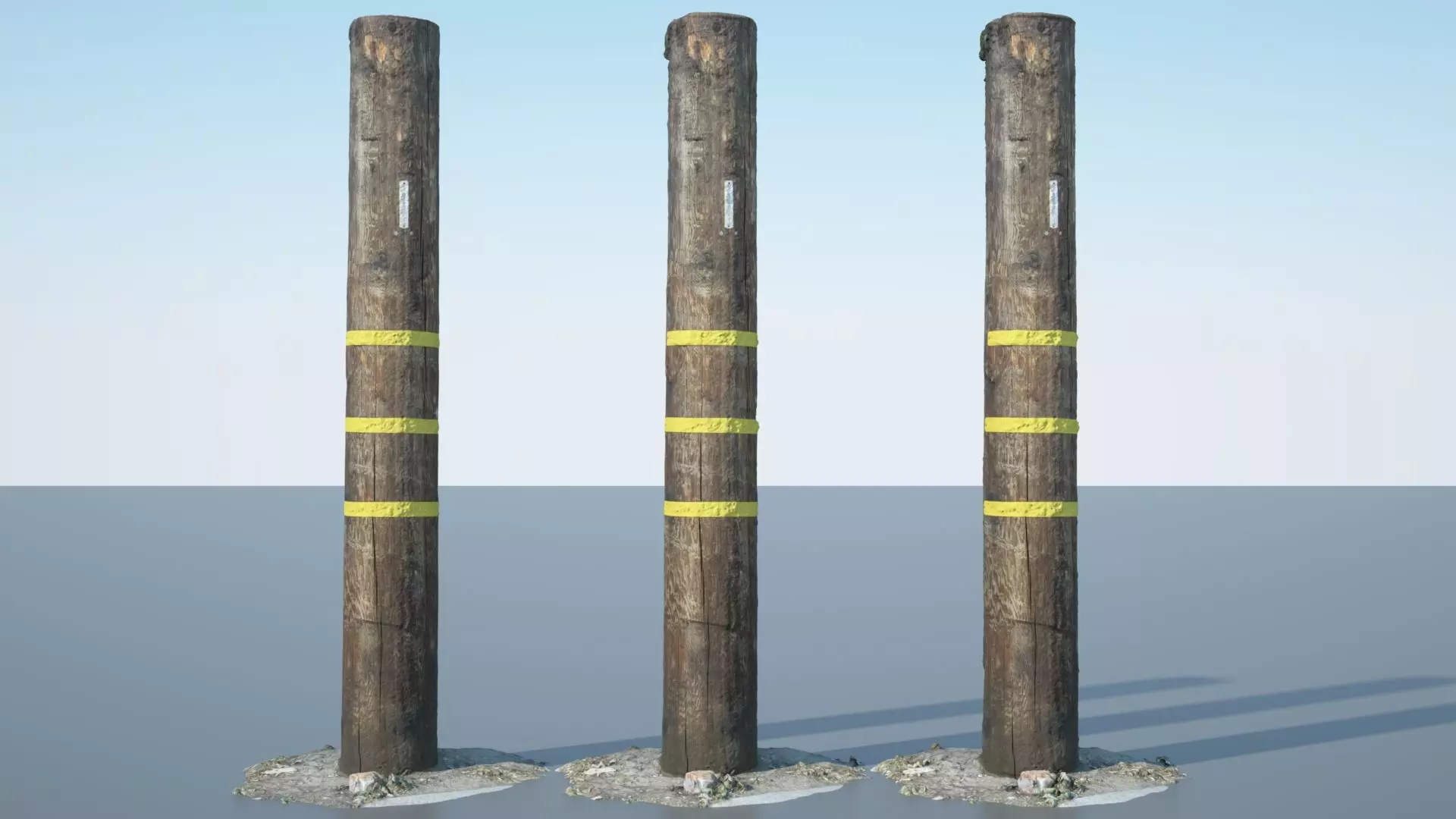 Utility Pole 3D model_0