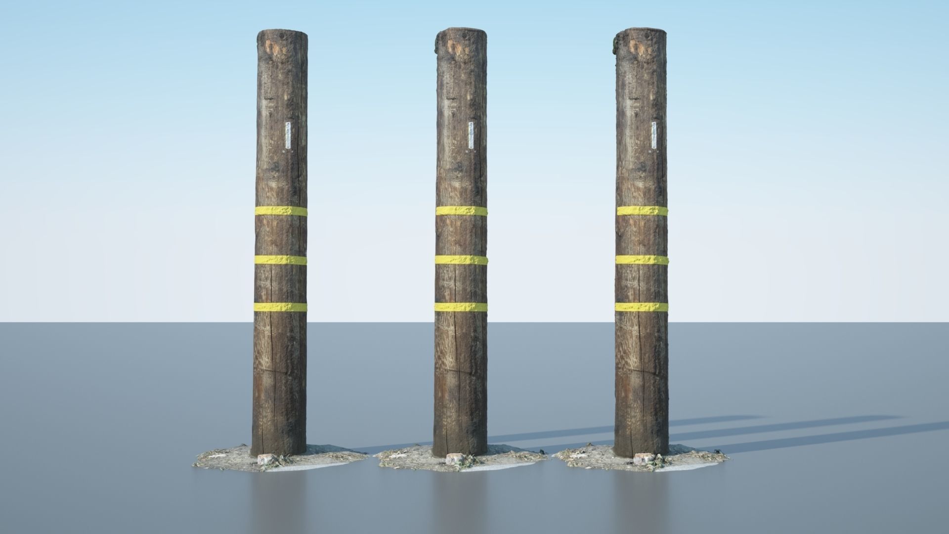 Utility Pole 3D model_8