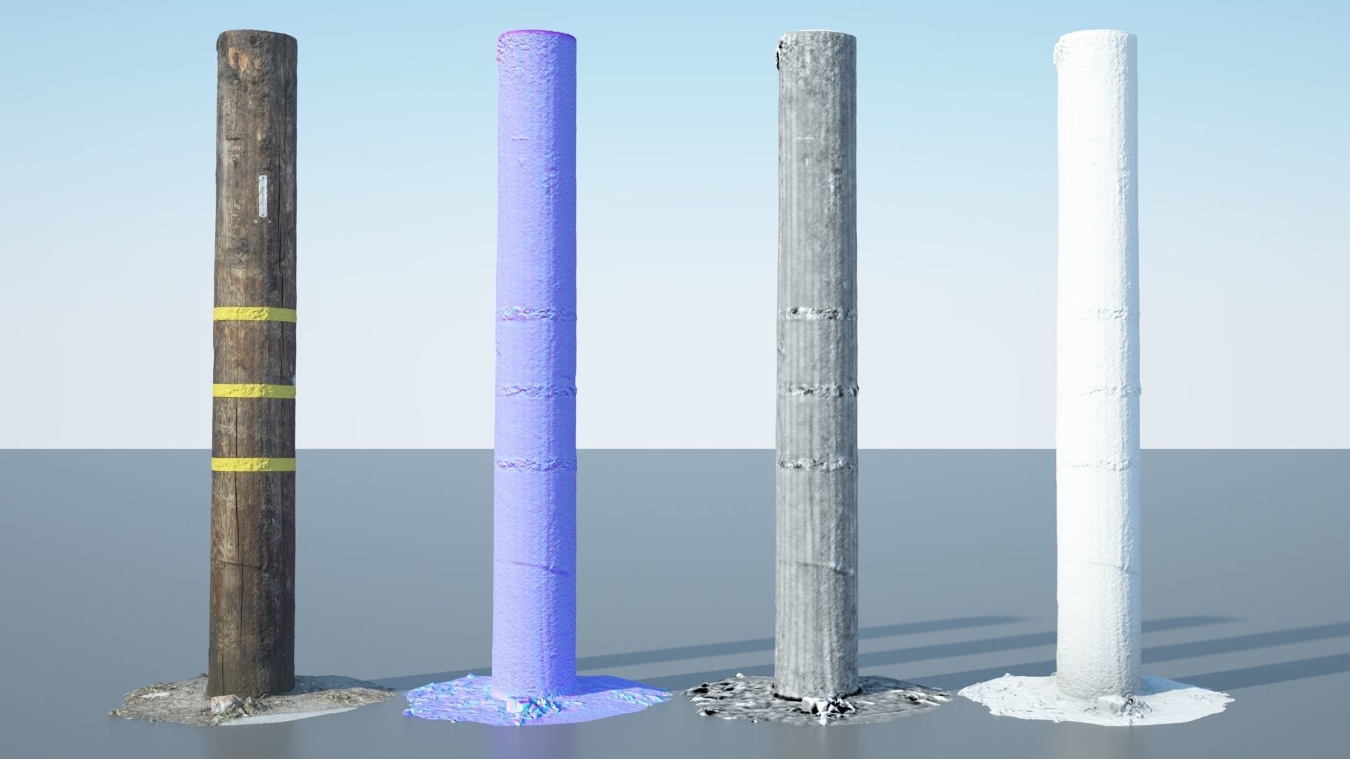 Utility Pole 3D model_6