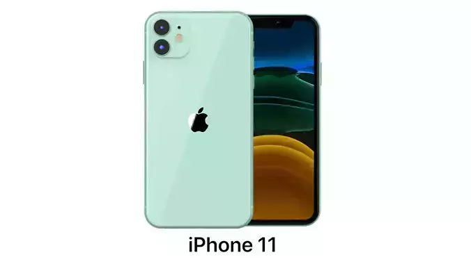 Apple iPhone 11 Green  3D model